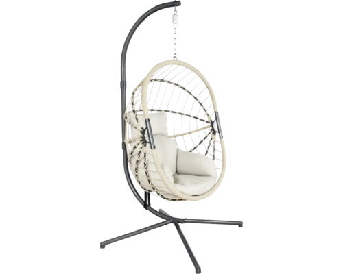 Hangstoel met frame en kussen