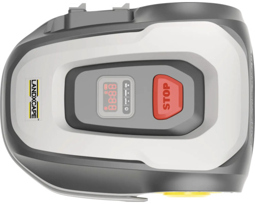 Landxcape robotmaaier met bedieningspaneel en stopknop