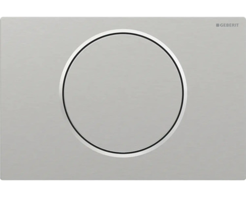 GEBERIT Bedieningsplaat Sigma10 rvs Geberit logo bedieningspaneel met ronde knop