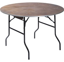 Ronde klaptafel met metalen frame
