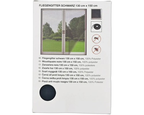 Zwarte hor 130 cm x 150 cm