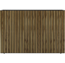 Bloembak met houten latten