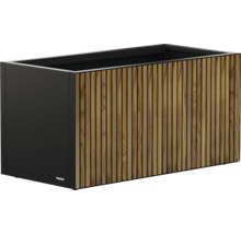 Bloembak met houten bekleding voor buiten