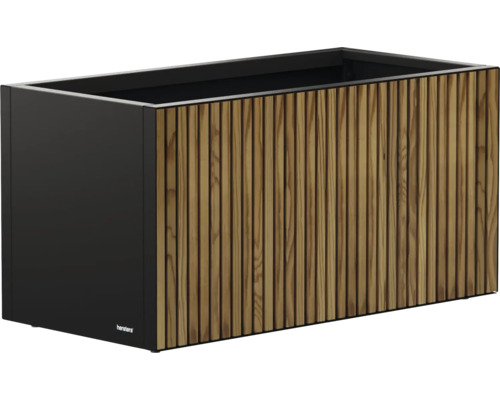 Bloembak met houten bekleding voor buiten