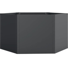 Zeshoekige verhoogde tuinbedopzetstuk voor de tuin