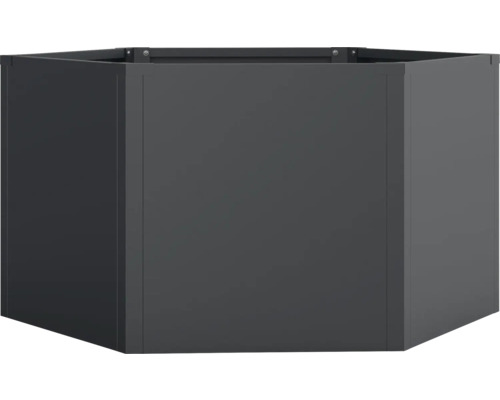 Zeshoekige verhoogde tuinbedopzetstuk voor de tuin