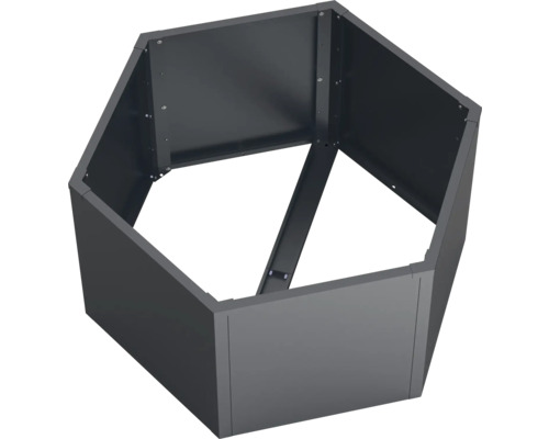 Zeshoekig plantenbakframe