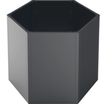 Zeshoekige plantenbak