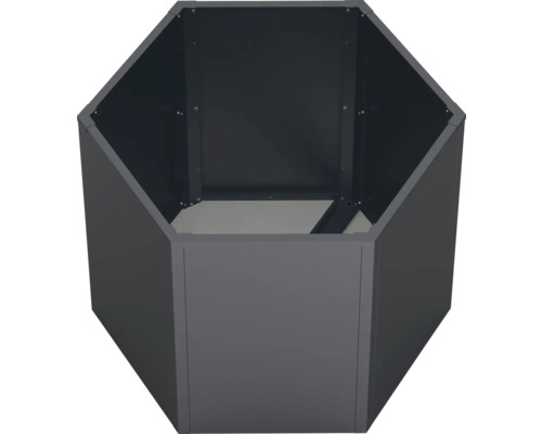 Assymetrische metalen plantenbak