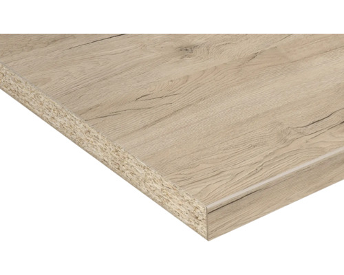 Spaanplaat met houten decor