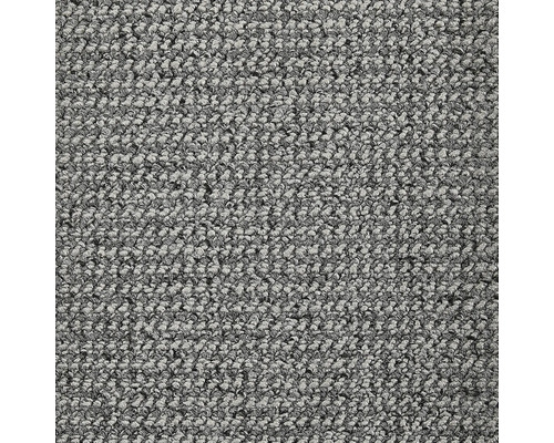Tapijt bouclé Tulsa lichtgrijs 400 cm Close-up van een grijs tapijt