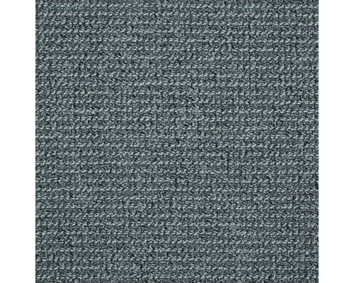 Tapijt bouclé Tulsa blauw 400 cm Close-up van een grijs tapijt