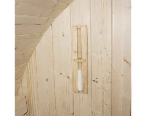 Zandloper voor tijdmeting in de sauna
