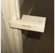 Houten deur met deurstopper van Home Deluxe