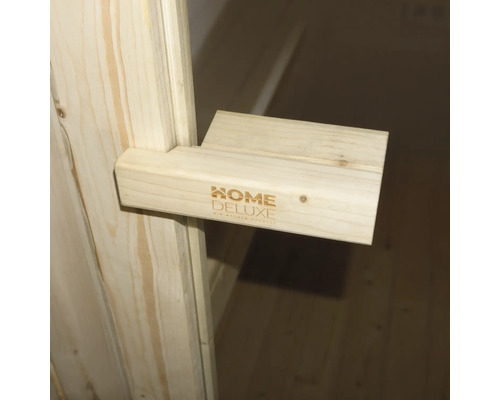 Houten deur met deurstopper van Home Deluxe