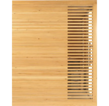 Houten gevel met horizontale latten