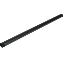 Zwarte stalen buis met schroefdraad aan beide uiteinden