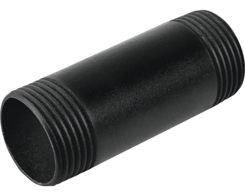 WALTECO Rusticline buis 3/4'' 60mm zwart Zwarte draadbuis