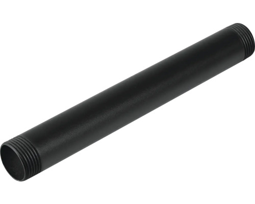 WALTECO Rusticline buis 3/4'' 200mm zwart Zwarte draadbuis