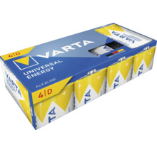 Varta Universal Energy Alkaline D-batterijen, verpakking van 4