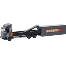 Hornbach Lego model van een vrachtwagen met container