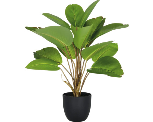 Kunstplant Philodendron in pot groen H 45 cm Kunstmatige kamerplant in pot met groene bladeren