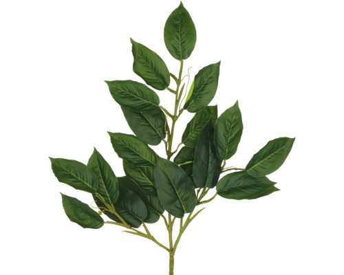 Kunstplant Ficus tak groen H 66 cm Kunstmatige tak met bladeren