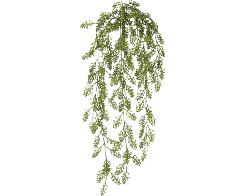 Kunstplant Sedum hangend H 80 cm Kunstmatige hangplant met groene bladeren