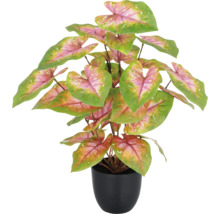 Kunstmatige Caladium plant in pot