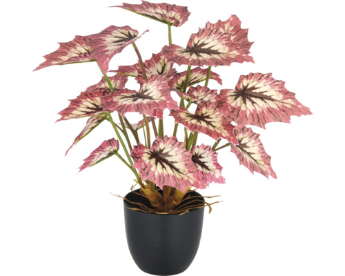 Kunstmatige begonia in pot als decoratie