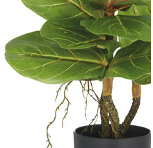 Kunstmatige vioolbladplant in pot