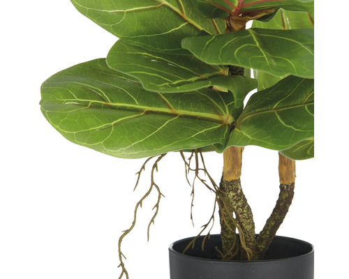 Kunstmatige vioolbladplant in pot