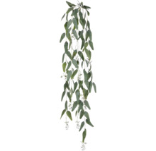 Eucalyptus guirlande met bladeren en bloeiwijzen