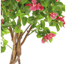 Kunstmatige bougainvillea plant met bloemen en bladeren