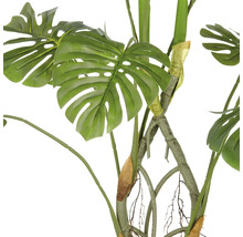 Kunstmatige Monstera plant met bladeren en stam