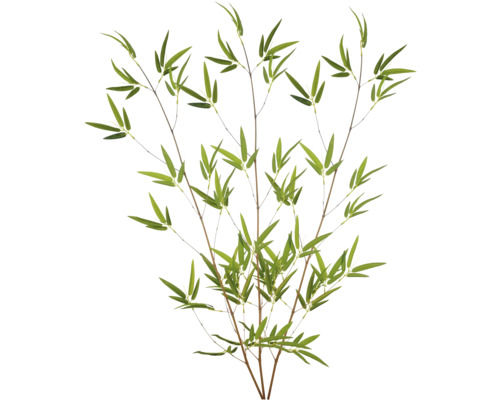 Kunstplant Bamboe groen H 130 cm Decoratieve kunstmatige bamboe tak