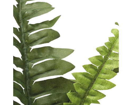 Close-up van kunstmatige varenbladeren