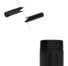 Leidingconnector met schroefdraad voor het verbinden van leidingen