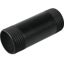 Zwarte metalen draadbuis