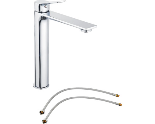 Wastafelkraan met aansluitslangen