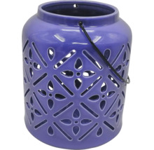 Decoratieve lantaarn van keramiek met handvat