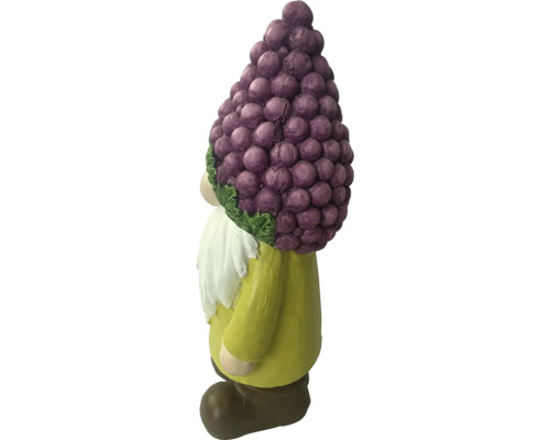 Tuinkabouter met druivenmuts