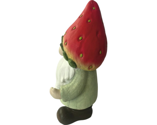 Tuinkabouter met aardbeienmuts