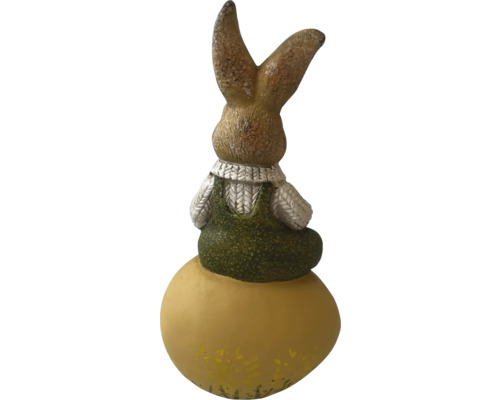 Decoratieve haas op een ei als paasdecoratie