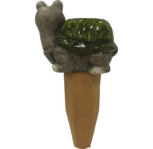 Watergeefhulp in schildpadvorm voor planten