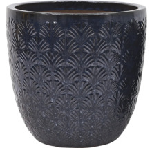 Decoratieve bloempot met bladmotief