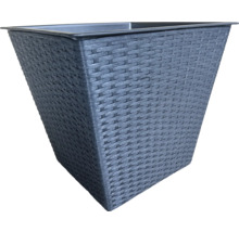 Bloempot met rotanlook