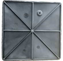 Vierkante terrastegel met verstevigingen