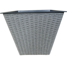 Bloempot met rotan look