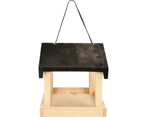 Vogelhuis van hout met ophanging